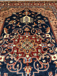 Handknuten fine Kazak‑matta — 253 ×193 cm