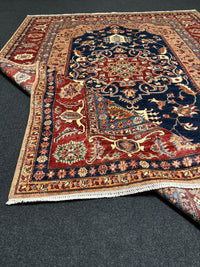 Handknuten fine Kazak‑matta — 253 ×193 cm