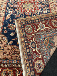 Handknuten fine Kazak‑matta — 253 ×193 cm