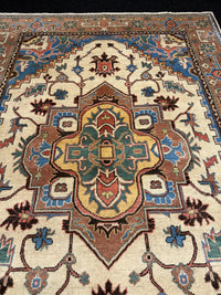 Handknuten Kazak‑matta — 250 × 168 cm