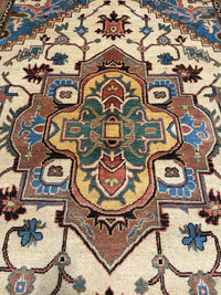 Handknuten Kazak‑matta — 250 × 168 cm