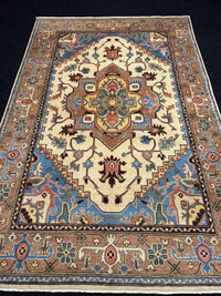 Handknuten Kazak‑matta — 250 × 168 cm