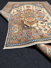 Handknuten Kazak‑matta — 250 × 168 cm