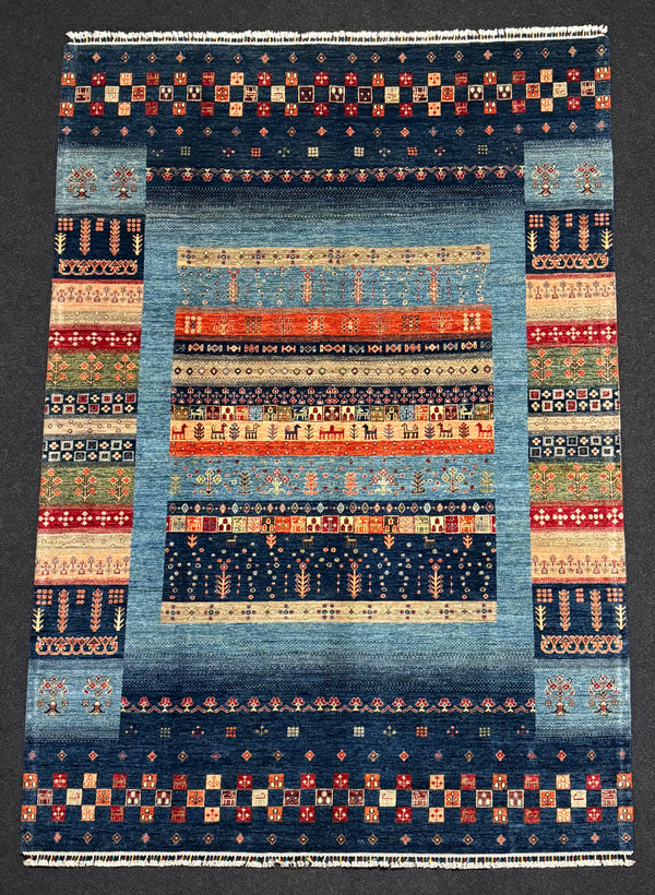 Fine Ziegler Shabargan Handknuten Matta  — 294 × 202 cm