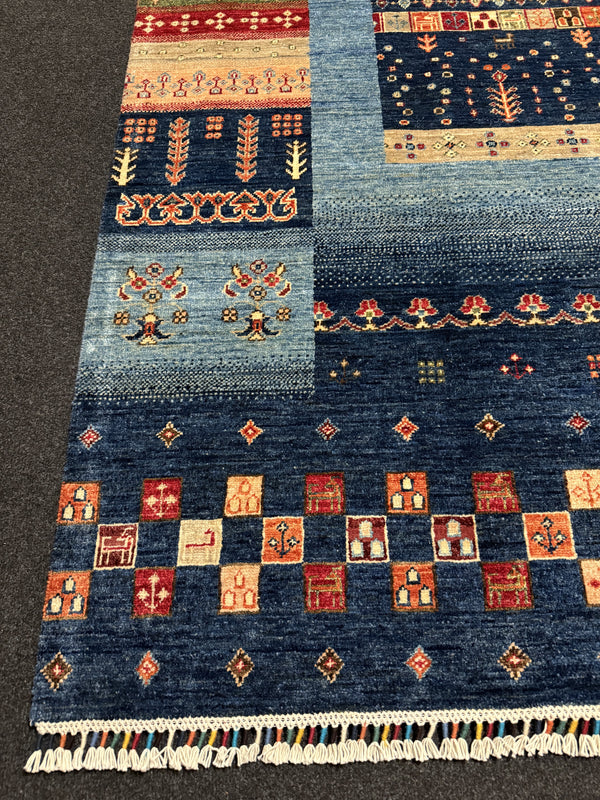 Fine Ziegler Shabargan Handknuten Matta  — 294 × 202 cm