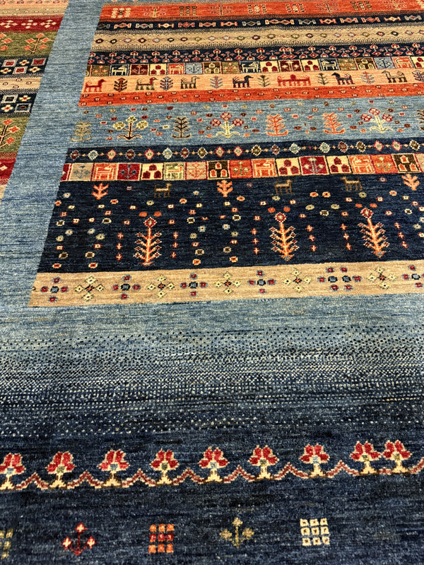 Fine Ziegler Shabargan Handknuten Matta  — 294 × 202 cm