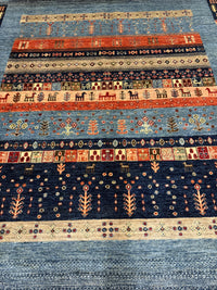 Fine Ziegler Shabargan Handknuten Matta  — 294 × 202 cm