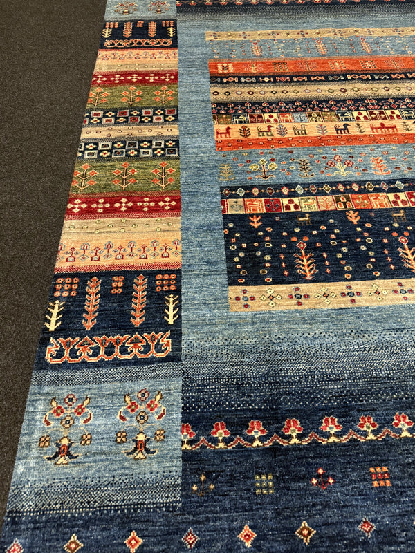 Fine Ziegler Shabargan Handknuten Matta  — 294 × 202 cm