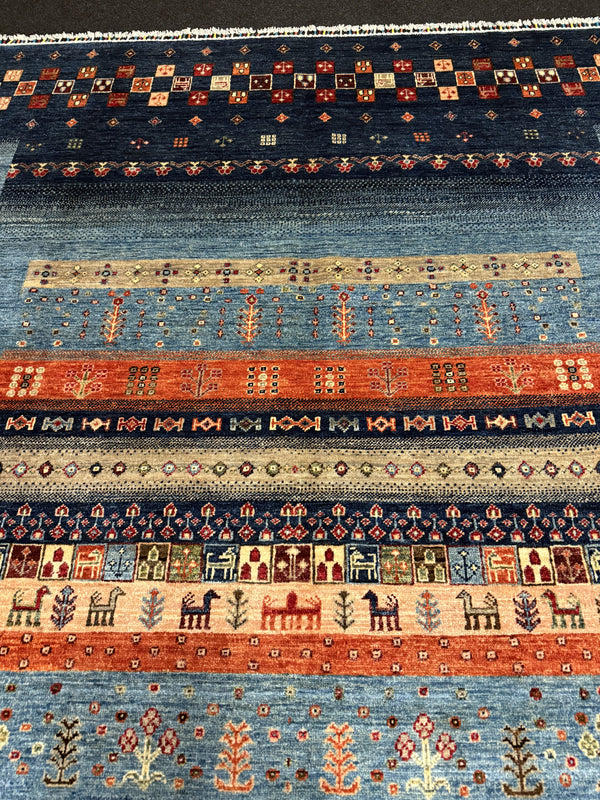 Fine Ziegler Shabargan Handknuten Matta  — 294 × 202 cm