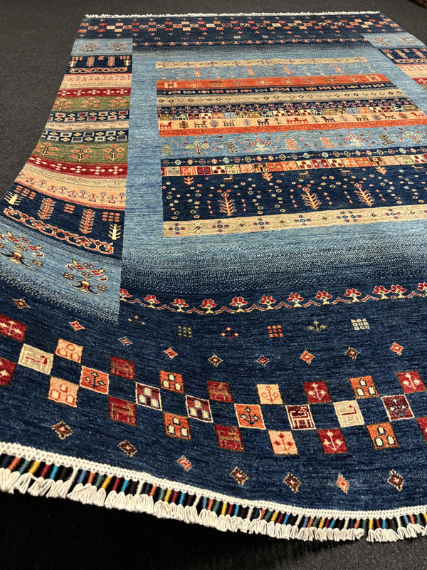 Fine Ziegler Shabargan Handknuten Matta  — 294 × 202 cm