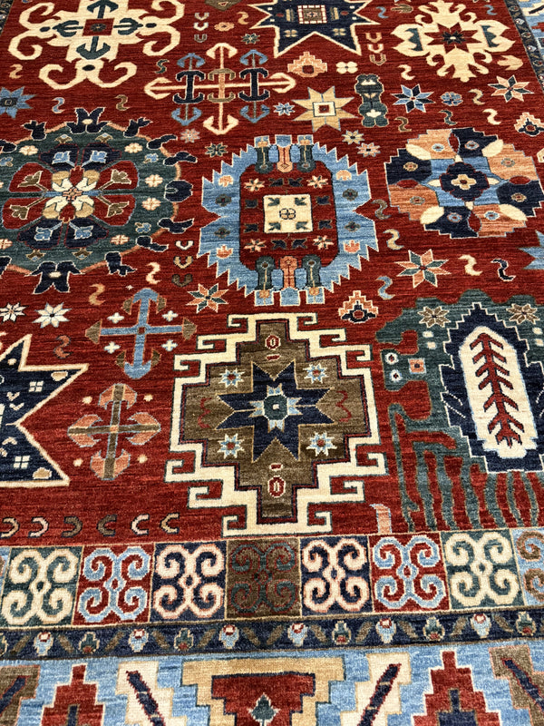 Fine Ziegler Handknuten Matta  — 310 × 203 cm