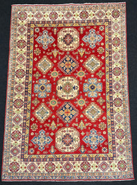 Handknuten fine Kazak‑matta — 299 ×200 cm