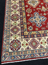 Handknuten fine Kazak‑matta — 299 ×200 cm