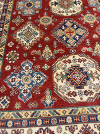 Handknuten fine Kazak‑matta — 299 ×200 cm