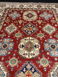 Handknuten fine Kazak‑matta — 299 ×200 cm