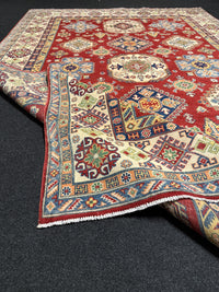 Handknuten fine Kazak‑matta — 299 ×200 cm