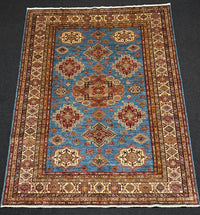 Handknuten fine Kazak‑matta — 298 ×214 cm