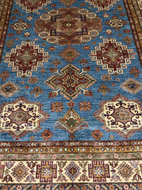 Handknuten fine Kazak‑matta — 298 ×214 cm