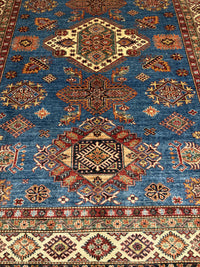 Handknuten fine Kazak‑matta — 289 ×203 cm