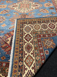 Handknuten fine Kazak‑matta — 289 ×203 cm