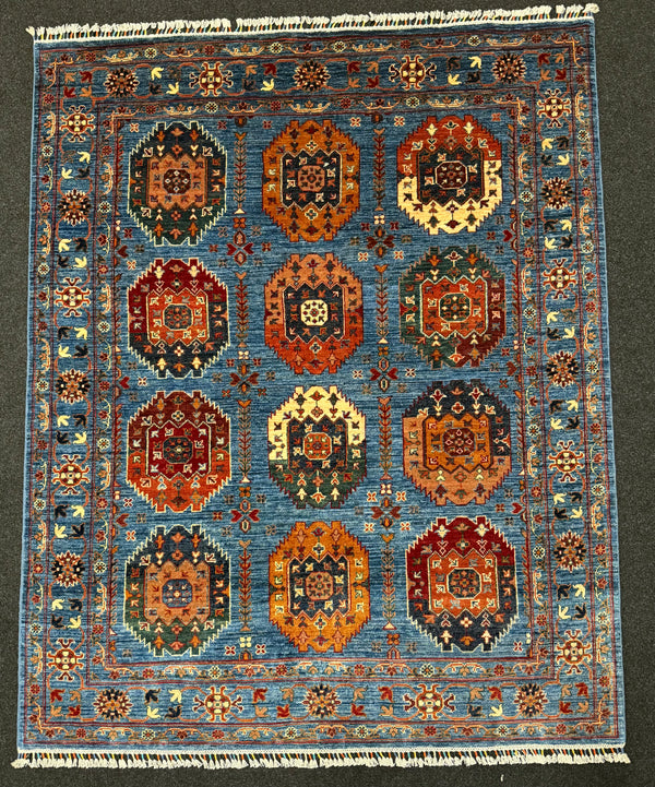 Handknuten Ziegler-matta – Ett tidlöst mästerverk för ditt hem  — 191×154 cm