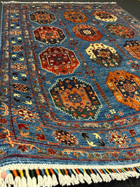 Handknuten Ziegler-matta – Ett tidlöst mästerverk för ditt hem  — 191×154 cm