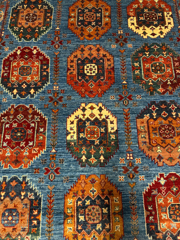 Handknuten Ziegler-matta – Ett tidlöst mästerverk för ditt hem  — 191×154 cm