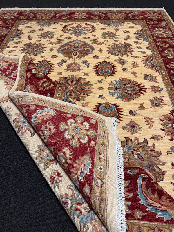 Fine Ziegler Handknuten Matta  — 245×175 cm