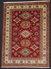 Handknuten fine Kazak‑matta — 238×175 cm