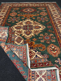 Handknuten fine Kazak‑matta — 240×174 cm