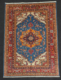 Handknuten fine Kazak‑matta — 249×177 cm