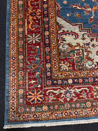 Handknuten fine Kazak‑matta — 249×177 cm