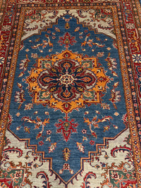 Handknuten fine Kazak‑matta — 249×177 cm
