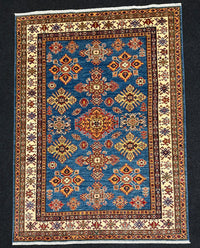 Handknuten fine Kazak‑matta — 205×152 cm