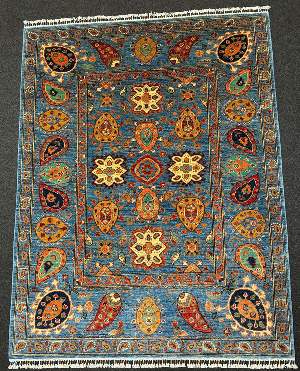 Ziegler Shabargan Handknuten Matta — 197×151 cm
