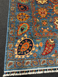 Ziegler Shabargan Handknuten Matta — 197×151 cm