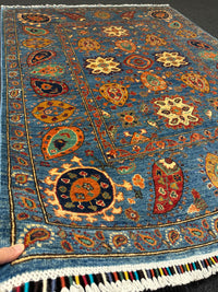 Ziegler Shabargan Handknuten Matta — 197×151 cm