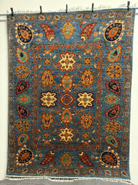 Ziegler Shabargan Handknuten Matta — 197×151 cm