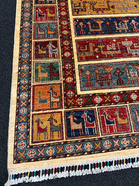 Ziegler Shabargan Handknuten Matta — 191×154 cm