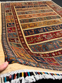 Ziegler Shabargan Handknuten Matta — 191×154 cm