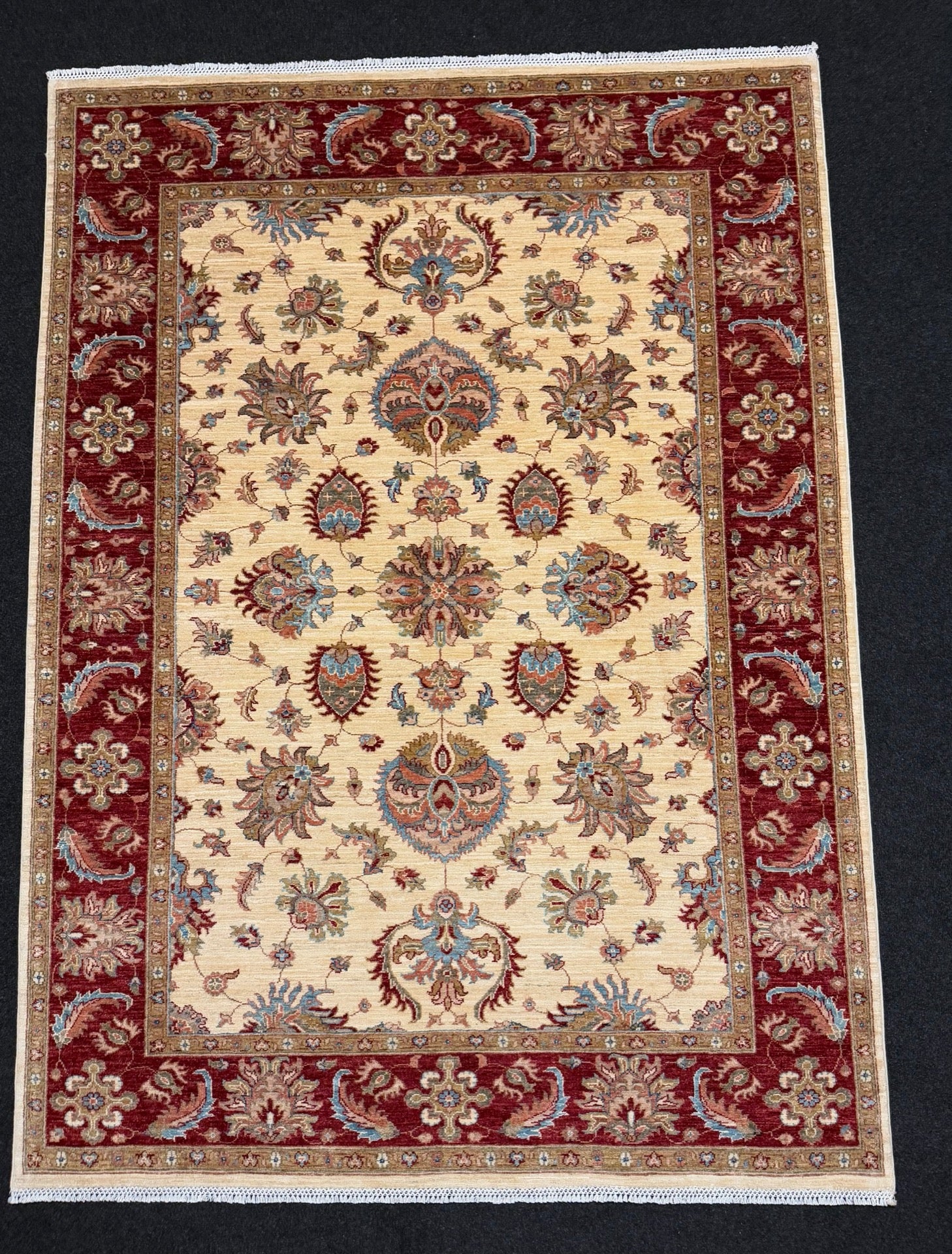 Authentic Ziegler and Kazak hand-knotted rug